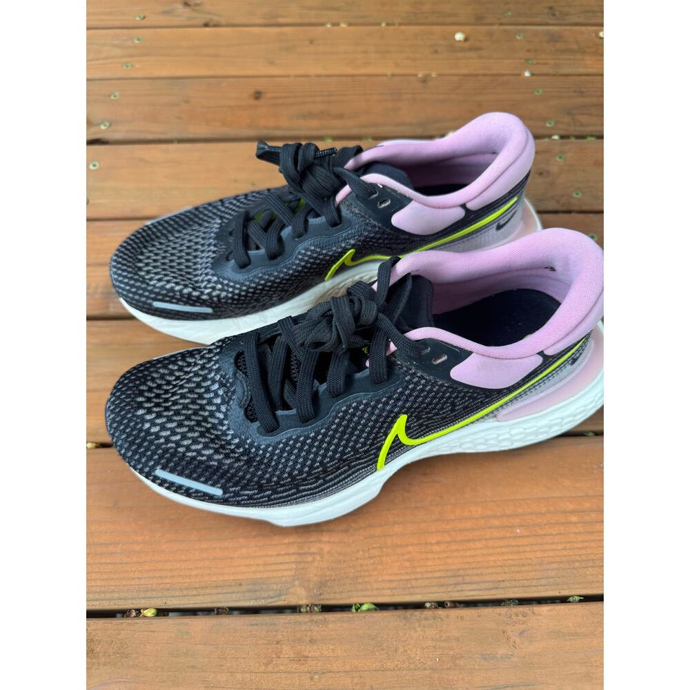 Nike ZoomX Invincible Run FK - Women's US Size 9 - Black / Cyber Elemental Pink